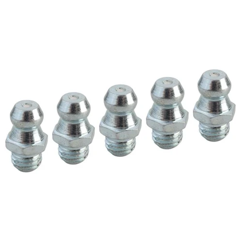 Faithfull Grease Nipple Straight 1/4in UNF (Pack 5)