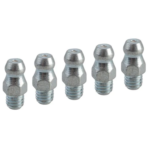 Faithfull Grease Nipple Straight M6 x 1.0 (Pack 5)