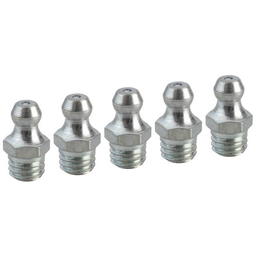 Faithfull Grease Nipple Straight M8 x 1.25 (Pack 5)