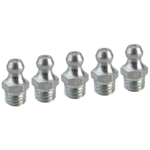 Faithfull Grease Nipple Straight M8 x 1.25 (Pack 5)