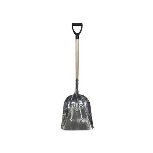 Faithfull Aluminium Grain Shovel Wood Handle