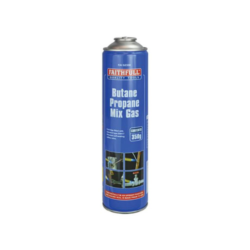 Faithfull Butane Propane Gas Cartridge 350G