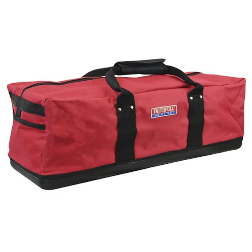 Faithfull Zip Top Holdall 61cm (24in) Hard Bottom