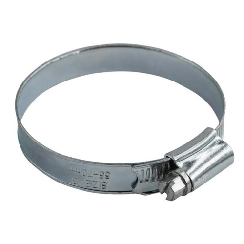 Faithfull 3X Hose Clips - Zinc MSZP 60 - 80mm