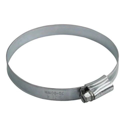 Faithfull 4 Hose Clips - Zinc MSZP 70 - 90mm