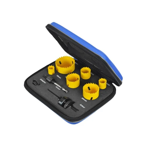 Faithfull Professional Holesaw Kit, 9 Piece