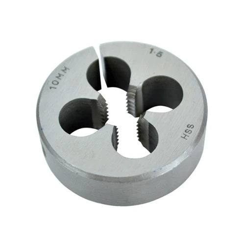 Faithfull HSS Straight Flute Split Die M10 x 1.50 (11/2in O.D)