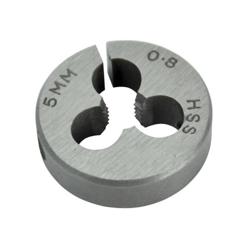 Faithfull HSS Straight Flute Split Die M5 x 0.8 (13/16 O.D)