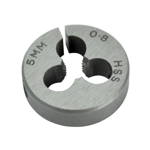 Faithfull HSS Straight Flute Split Die M5 x 0.8 (13/16 O.D)
