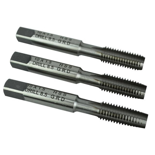 Faithfull HSS Straight Flute Tap Set M10 x 1.50, 3 Piece