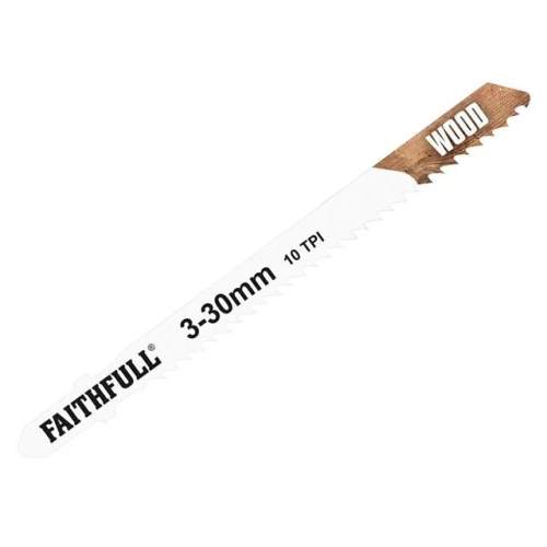 Faithfull Jigsaw Blades Laminate/Wood T101br (Pack of 5)
