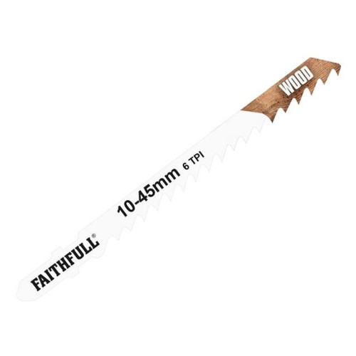 Faithfull Jigsaw Blades Wood T101d (Pack of 5)