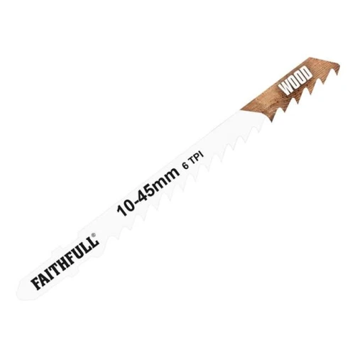 Faithfull Jigsaw Blades Wood T101d (Pack of 5)