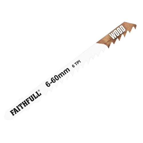 Faithfull Jigsaw Blades Wood T101dp (Pack of 5)