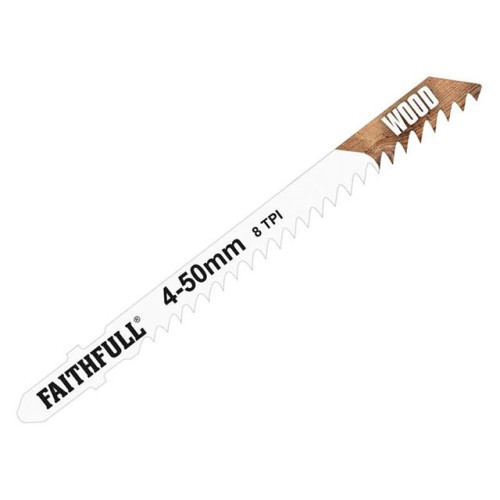 Faithfull Jigsaw Blades Wood T111C (Pack of 5)