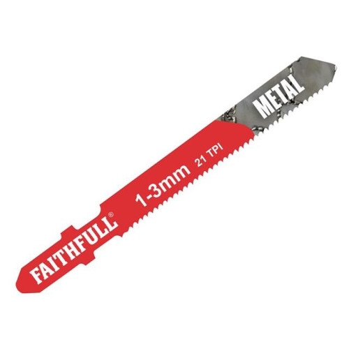 Faithfull Jigsaw Blades Metal T118A 8009-HSS (Pack of 5)