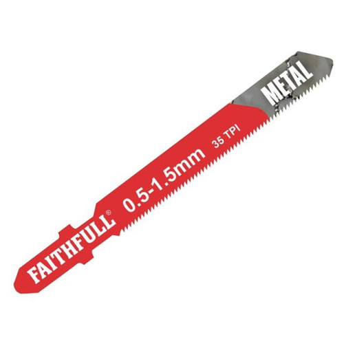 Faithfull Jigsaw Blades (Pack of 5) Metal T118g