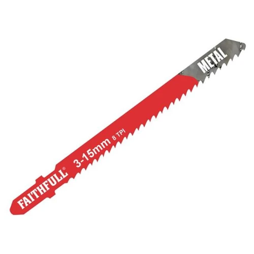 Faithfull Jigsaw Blades Metal T127D (Pack of 5)