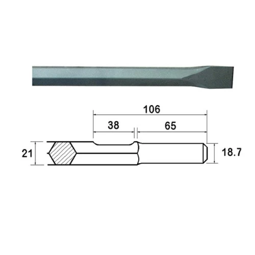 Faithfull Chisel 380mm Kango Shank (914118)