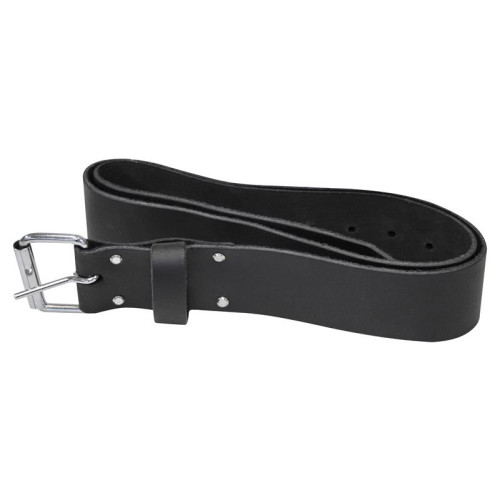 Faithfull Heavy-Duty Leather Belt Black