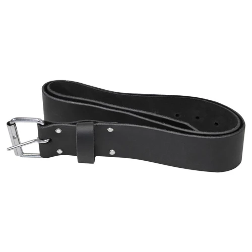 Faithfull Heavy-Duty Leather Belt Black