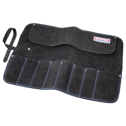 Faithfull 8 Pocket Leather Chisel Roll