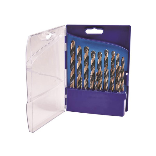 Faithfull Professional HSS Jobber Drill Bit Set, 19 Piece (1 - 10mm)