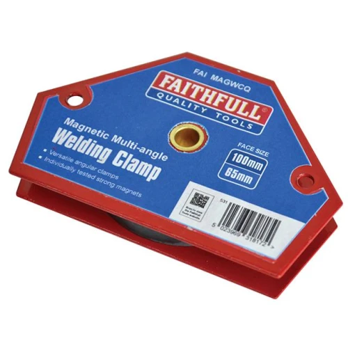 Faithfull Welding Magnet Quick Clamp 100 x 65mm