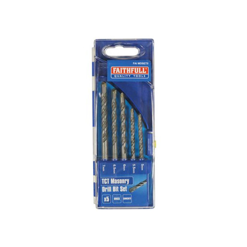 Faithfull 5 Piece Standard Masonry Drill Set 5-7mm