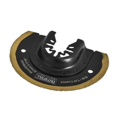 Faithfull Multi-Functional Tool Bi-Metal Radial Saw TiN Coated Blade 87mm