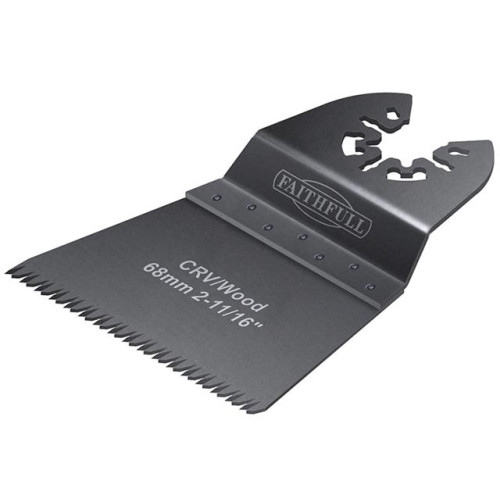 Faithfull Multi-Functional Tool Flush Wood Blade Ground Set 68mm Pack of 5