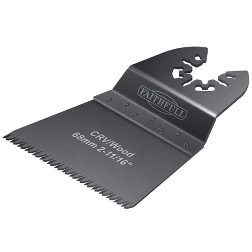 Faithfull Multi-Functional Tool Flush Wood Blade Ground Set 68mm Pack of 5