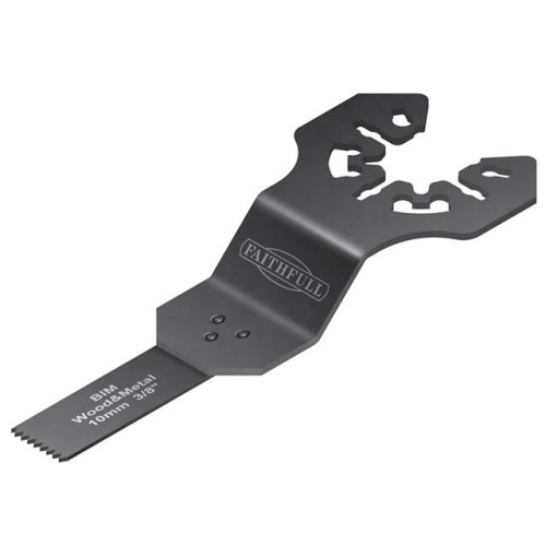 Faithfull Flush Cut Wood/Metal Blade 10mm Bi-Metal