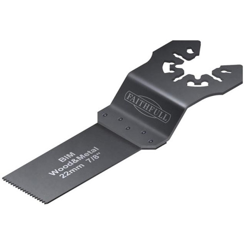 Faithfull Multi-Functional Tool Flush Wood/Metal Blade 22mm Pack of 5