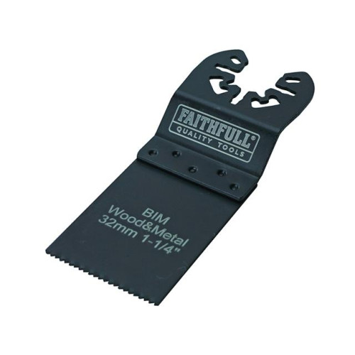 Faithfull Bi-Metal FlushÂ CutÂ Wood/MetalÂ Blade 32mm