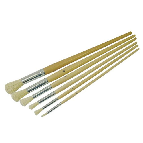 Faithfull Round Fitch Brush Set of 6