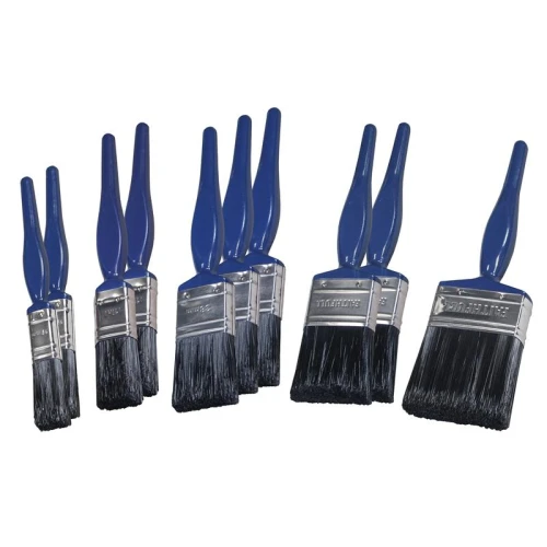 Faithfull Utility Paint Brush Set, 10 Piece