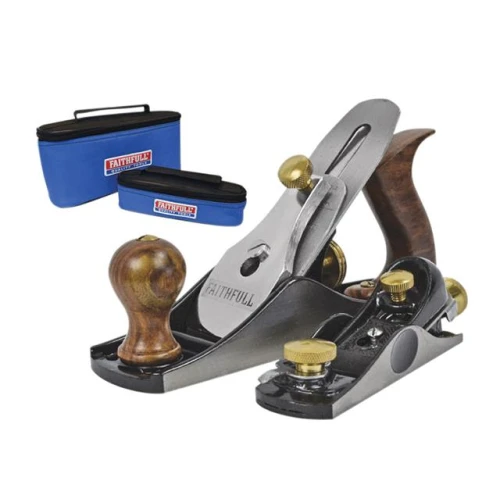 Faithfull No.4 Plane & No.60.1/2 Plane In Canvas Carry Bags