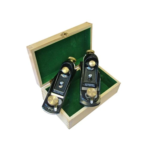 Faithfull 9.1/2 & 60.1/2 Block Planes in Wooden Box