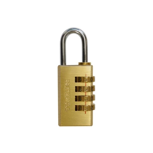 Faithfull Brass Combination Padlock 20mm