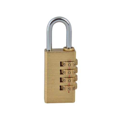 Faithfull Brass Combination Padlock 28mm