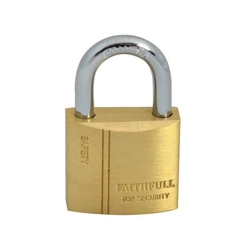 Faithfull Brass Padlock 30mm 3 Keys