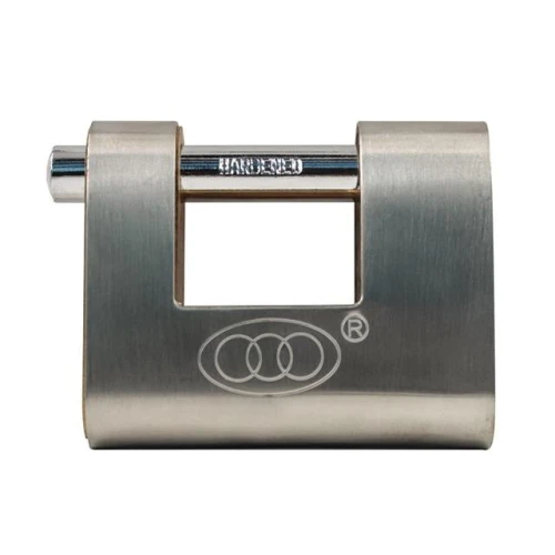 Faithfull Shutter Padlock Brass 80mm
