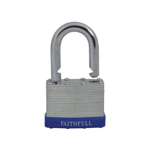 Faithfull Laminated Steel Padlock 50mm 3 Keys