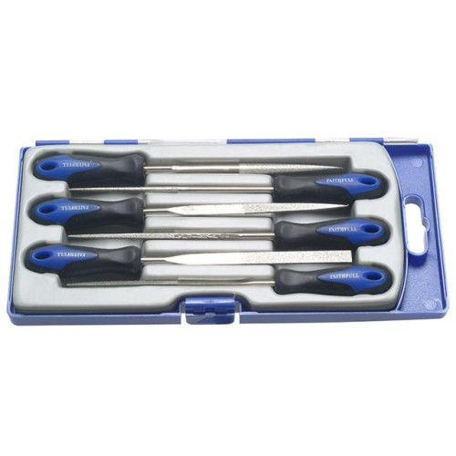 Faithfull Diamond Needle File Set 6 Piece