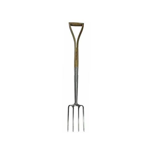 Faithfull Prestige Stainless Steel Border Fork Ash Handle