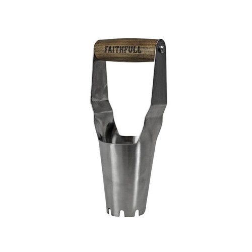 Faithfull Prestige Stainless Steel Bulb Planter Ash Handle