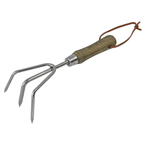 Faithfull Prestige Stainless Steel Hand Cultivator Ash Handle