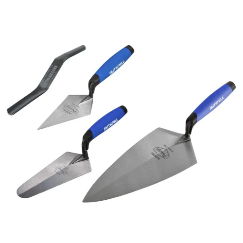 Faithfull Prestige Professional Brick Trowel Set, 4 Piece