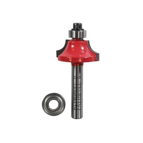 Faithfull Router Bit TCT 6.5mm Rounding Over 1/4in Shank